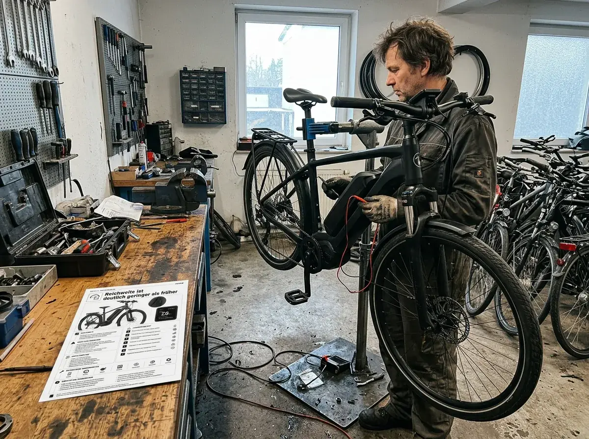 Beispiel einer E-Bike-Fehlerkarte